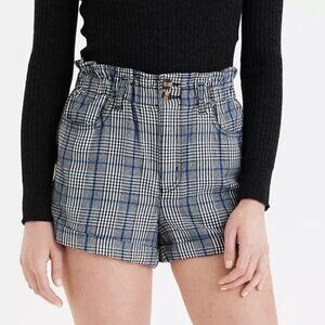 NWOT American Eagle Plaid Mom Shorts 18